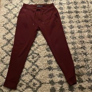 Polo Ralph Lauren Red velvet Joggers